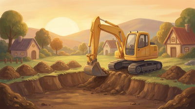 Der Bagger und der Maulwurf