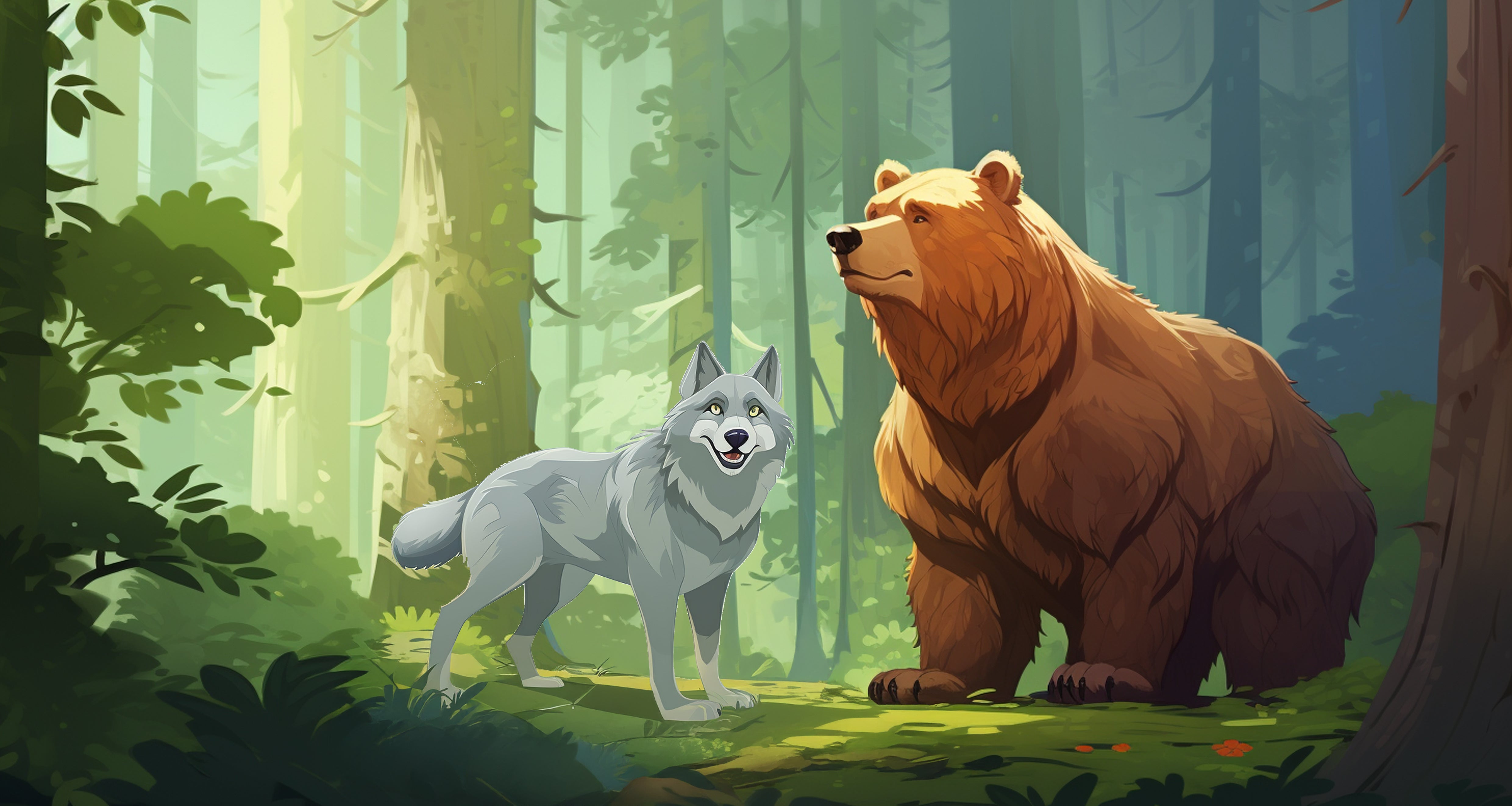 Der Wolf und der Bär