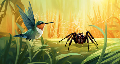 Die Spinne und der Kolibri