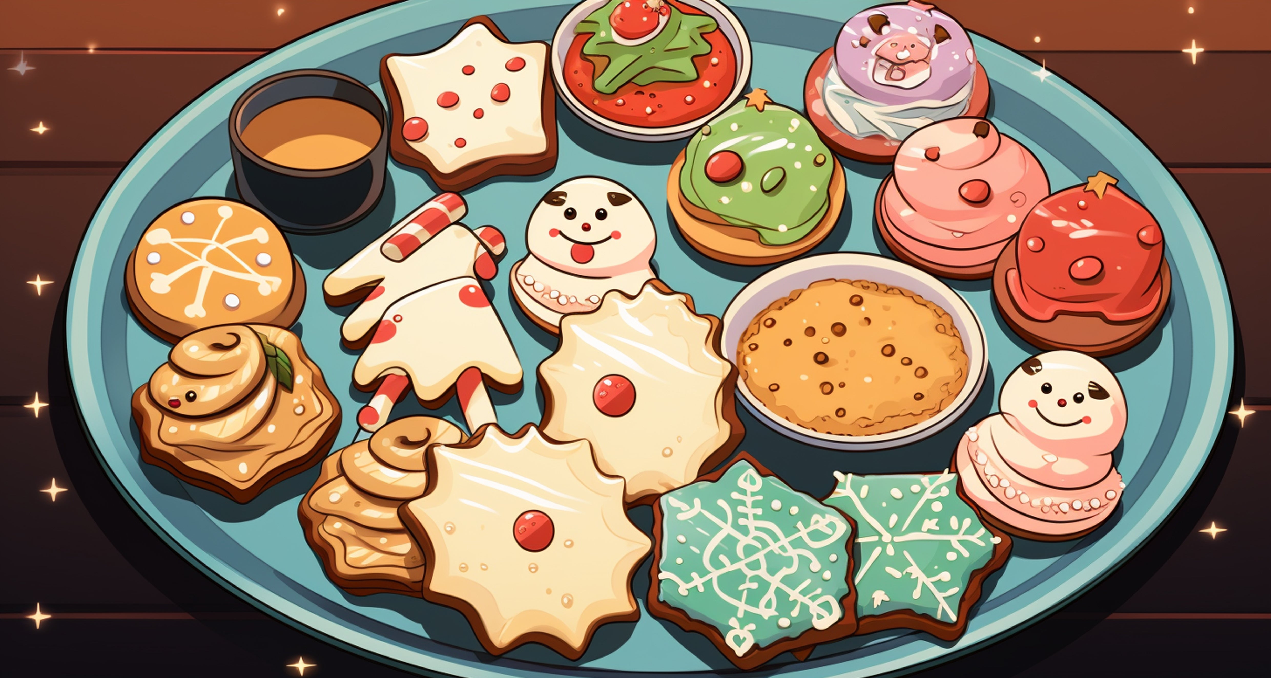 Die Weihnachtsbäckerei der Tiere