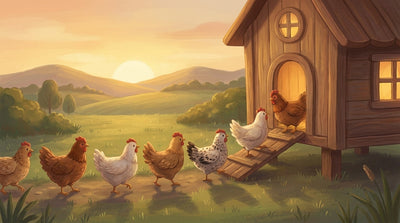 Das Huhn, das nicht in den Stall wollte