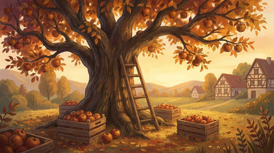 Der Apfel ganz oben