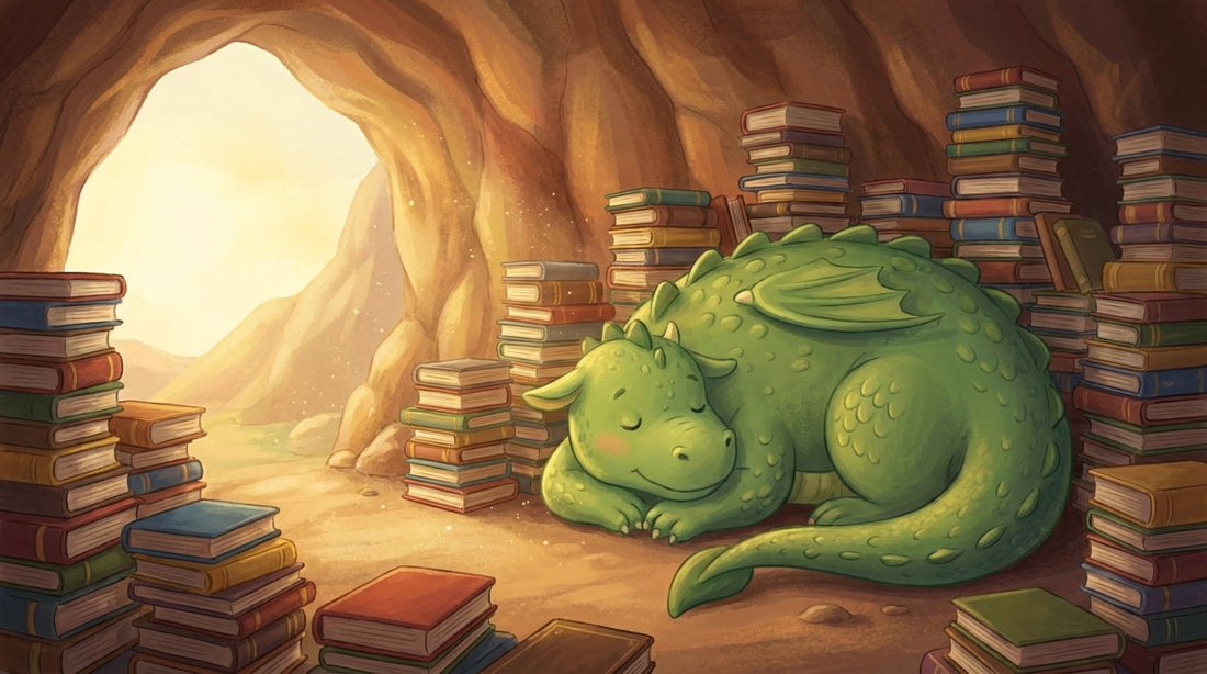 Der Drache, der Bücher sammelte