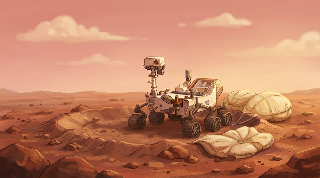 Der Roboter, der allein auf dem Mars war
