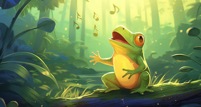 Frido, der schüchterne Frosch