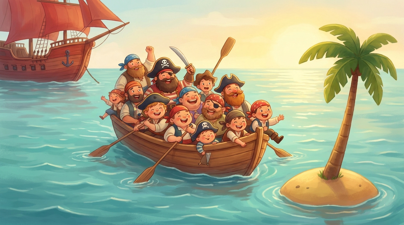 Der Pirat, der nicht schwimmen konnte