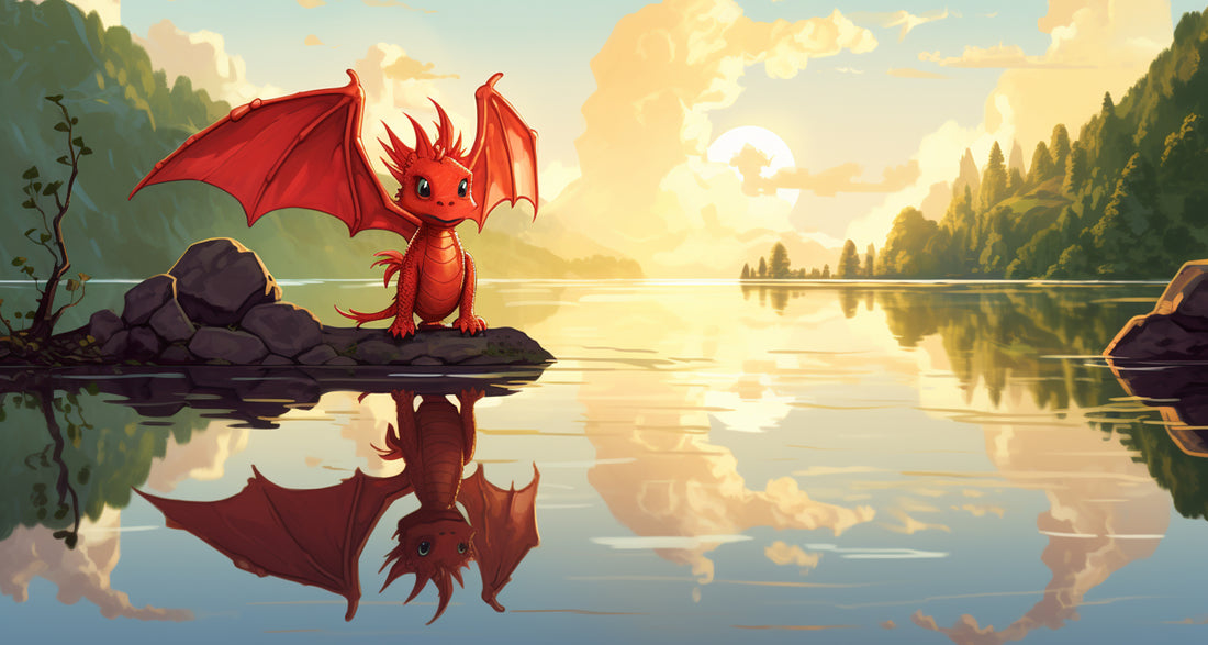 Der Drache, der das Fliegen lernt