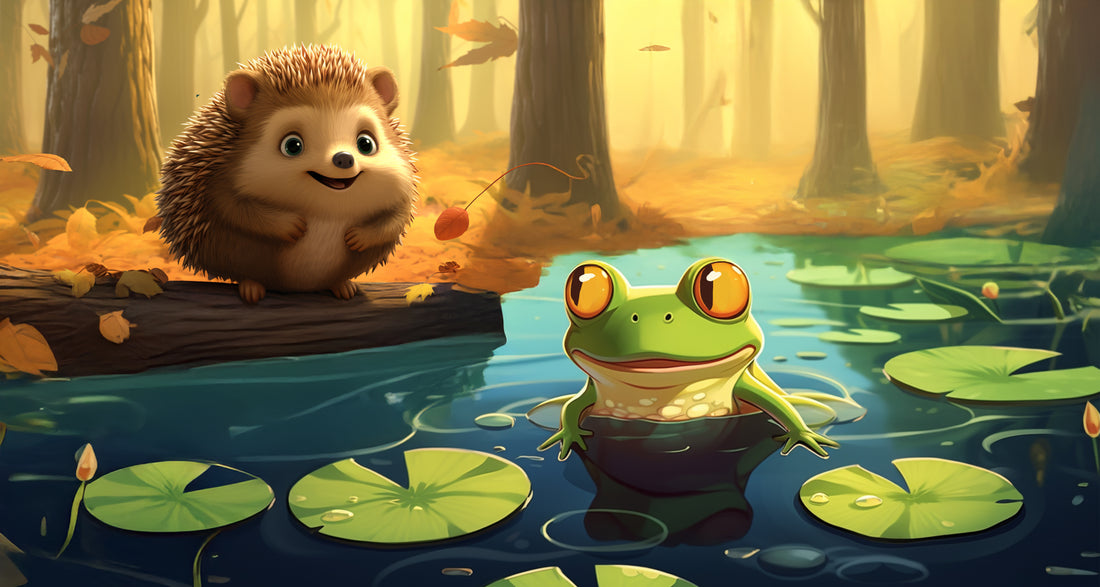 Der Igel und der Frosch