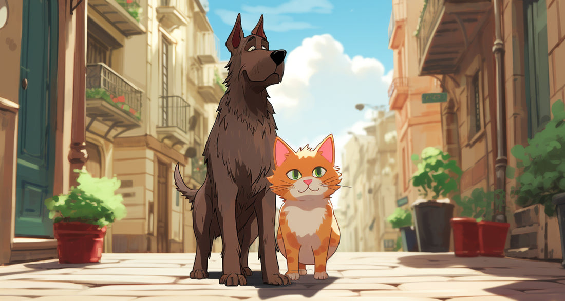 Die Katze und der Hund