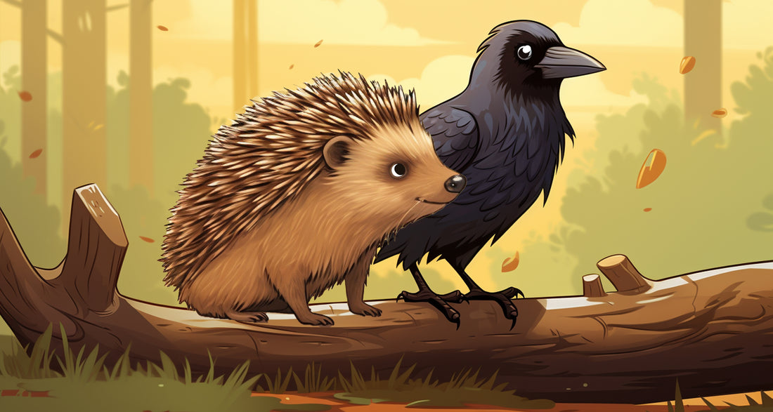 Die Krähe und der Igel