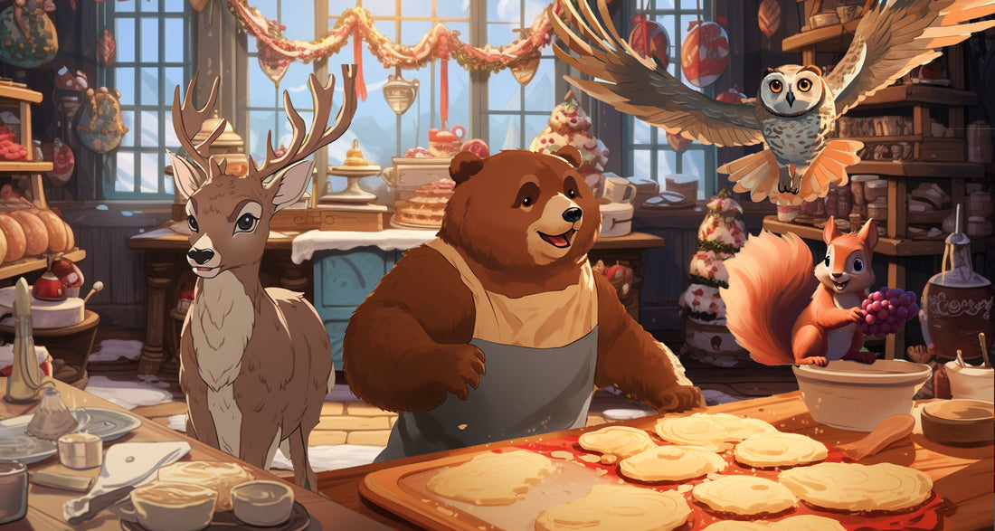 Die Weihnachtsbäckerei der Tiere