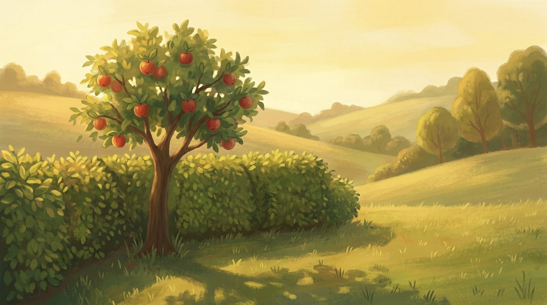 Der Baum an der Hecke trägt seit vier Jahren