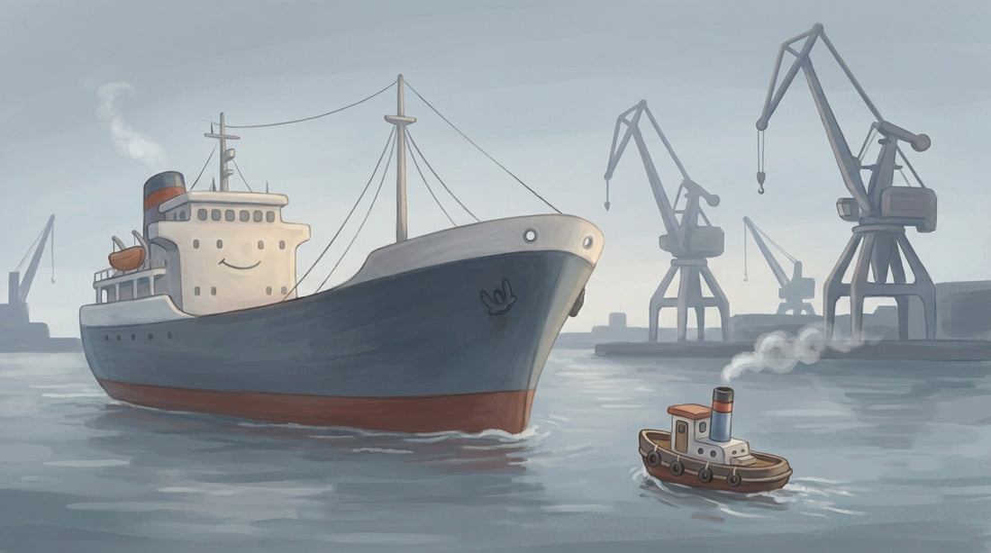 Das Schiff liegt wieder gerade