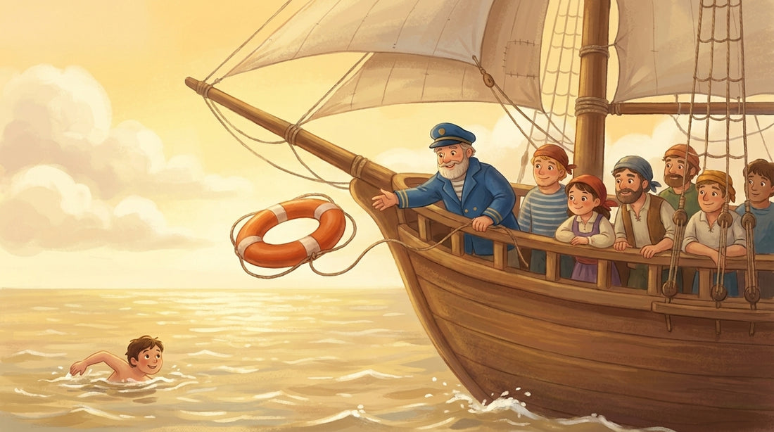 Der Rettungsring fliegt