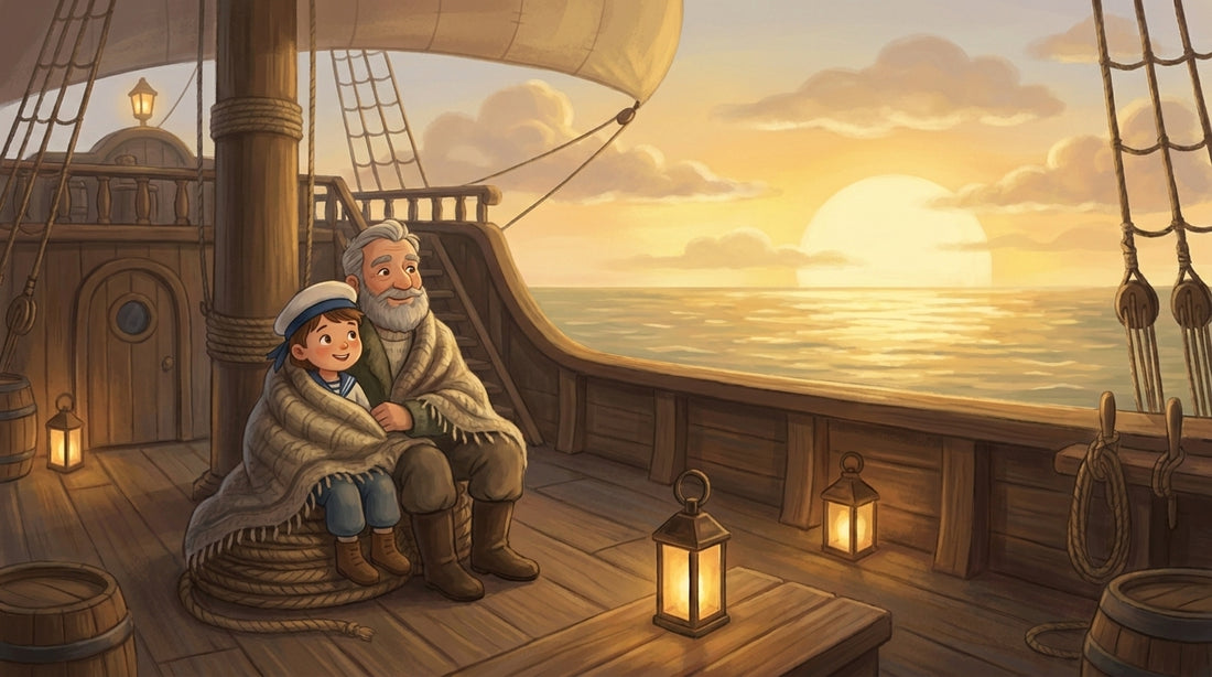 Abends auf dem Achterdeck