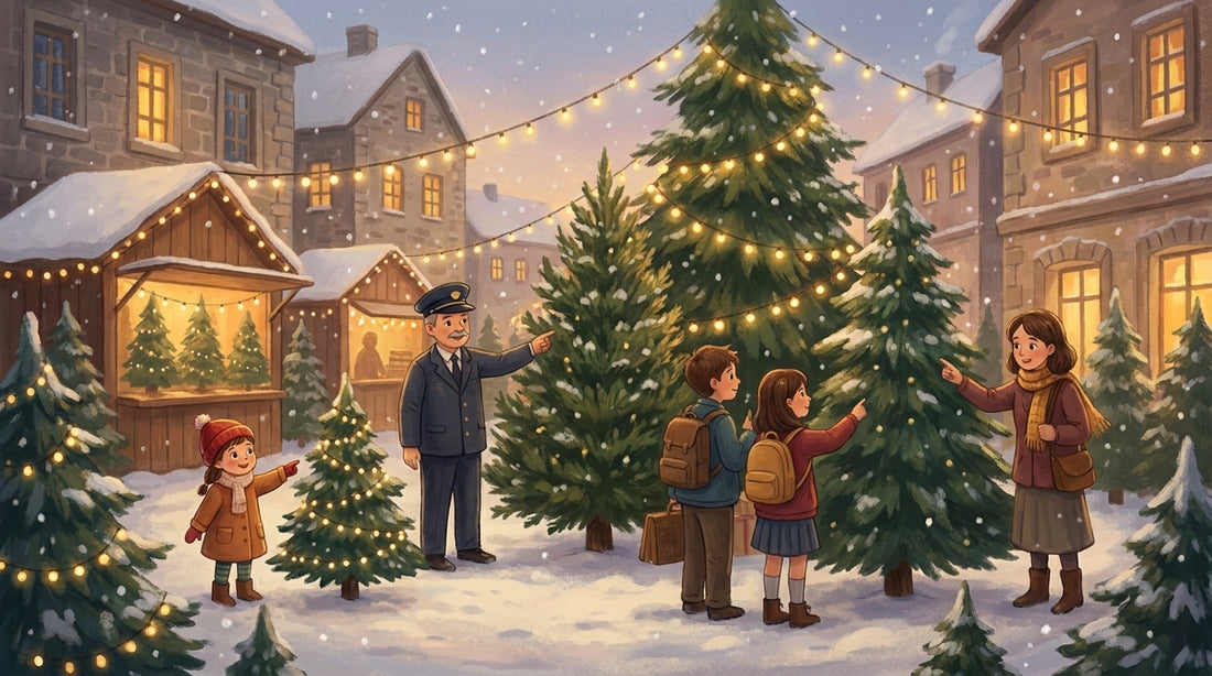 Auf dem Weihnachtsbaummarkt hat jeder eine Meinung