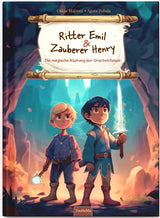 Buchcover: Ritter Emil & Zauberer Henry - Band 1: Die magische Rüstung der Drachenfelsen